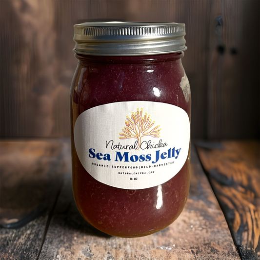 16 oz Wildcrafted Purple Sea Moss Jelly