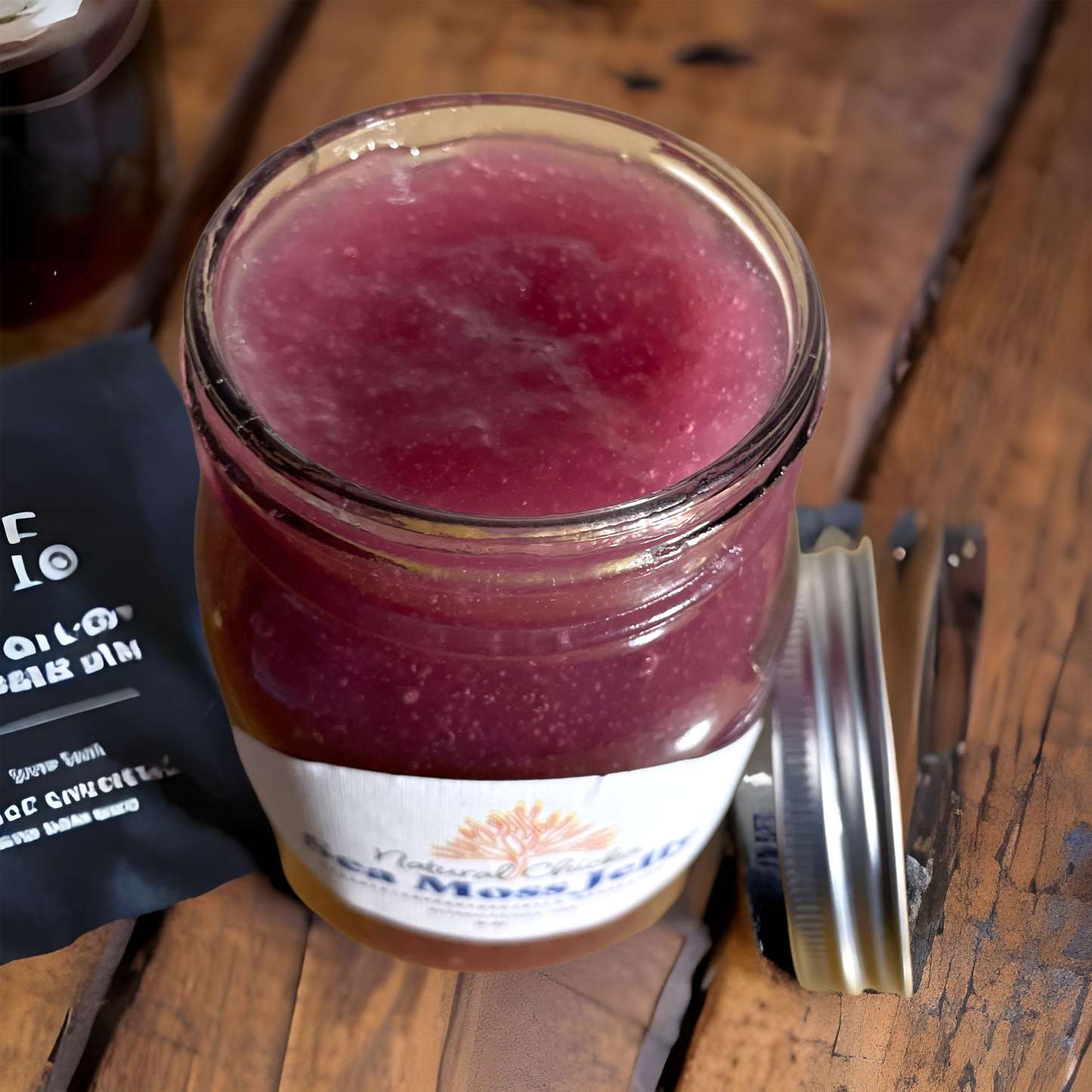 16 oz Wildcrafted Purple Sea Moss Jelly